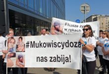 Photo of Mukowiscydoza: Protest przed siedzibą Vertex Pharmaceuticals